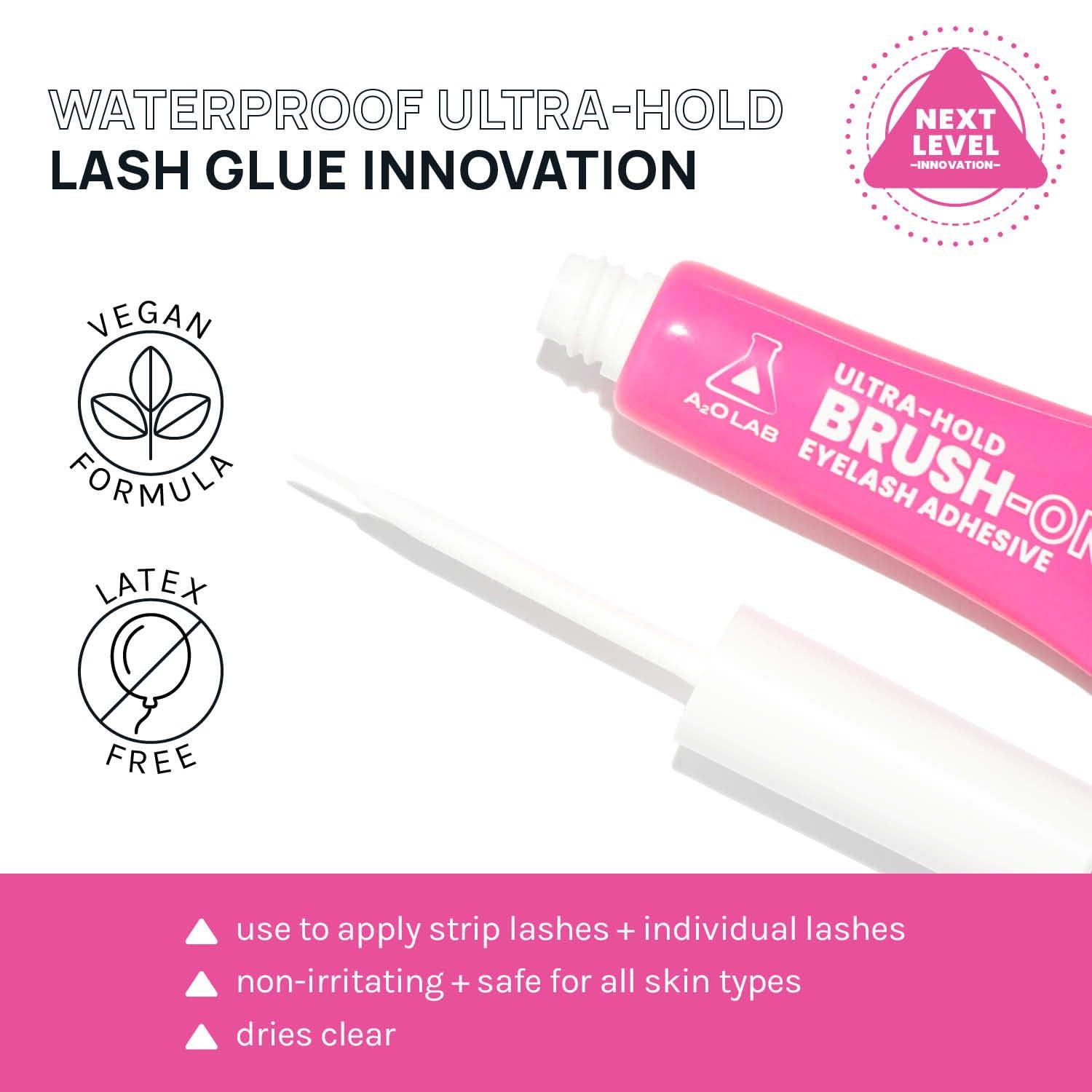 image:imageA2O Lab UltraHold BrushOn Eyelash Adhesive Clear Waterproof LatexFree 13