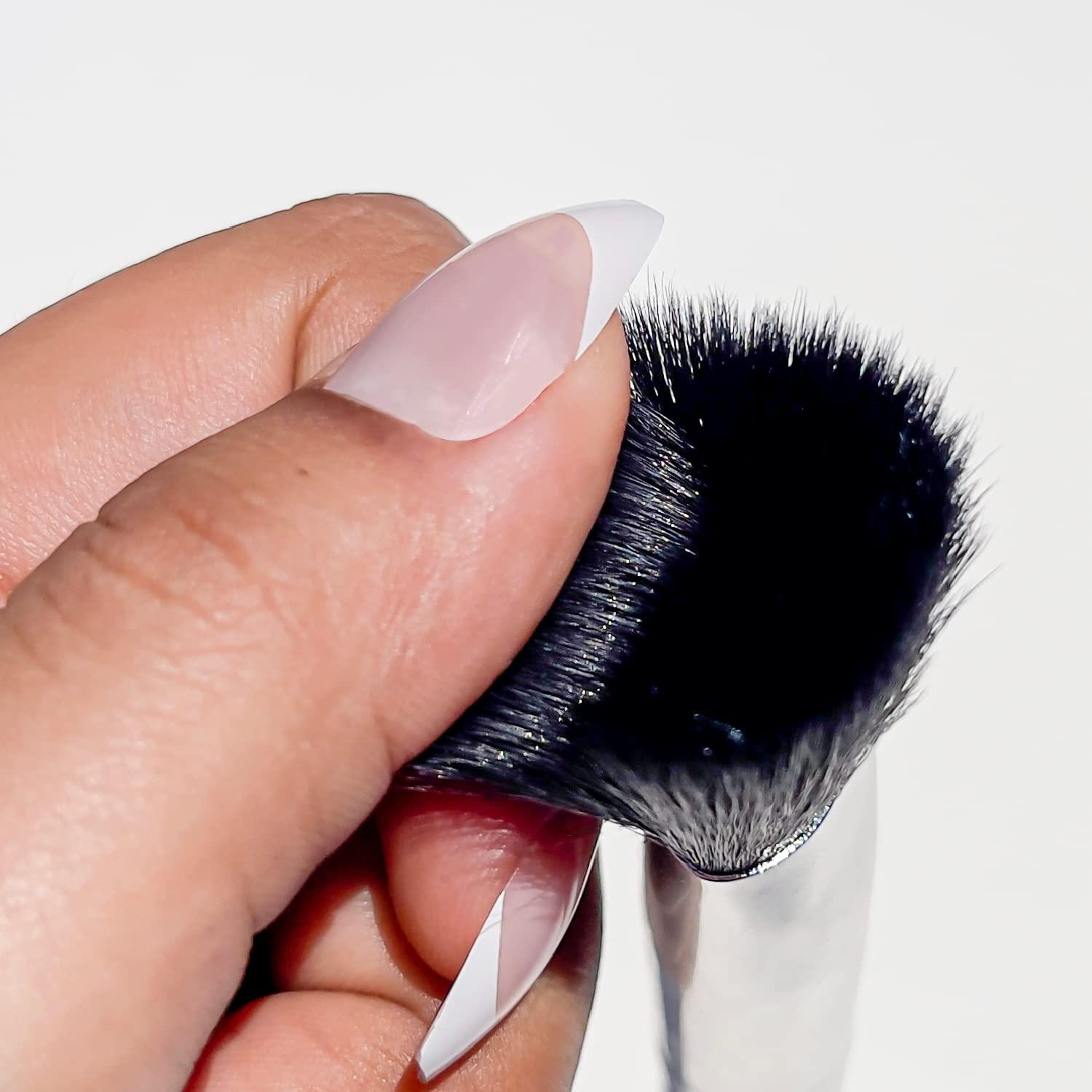 image:imageAOA Studio 10Piece Silver Brush Set Professional Set Foundation Blending Blush Powder Kabuki Brushes 10PCS Silver SetSilver Set