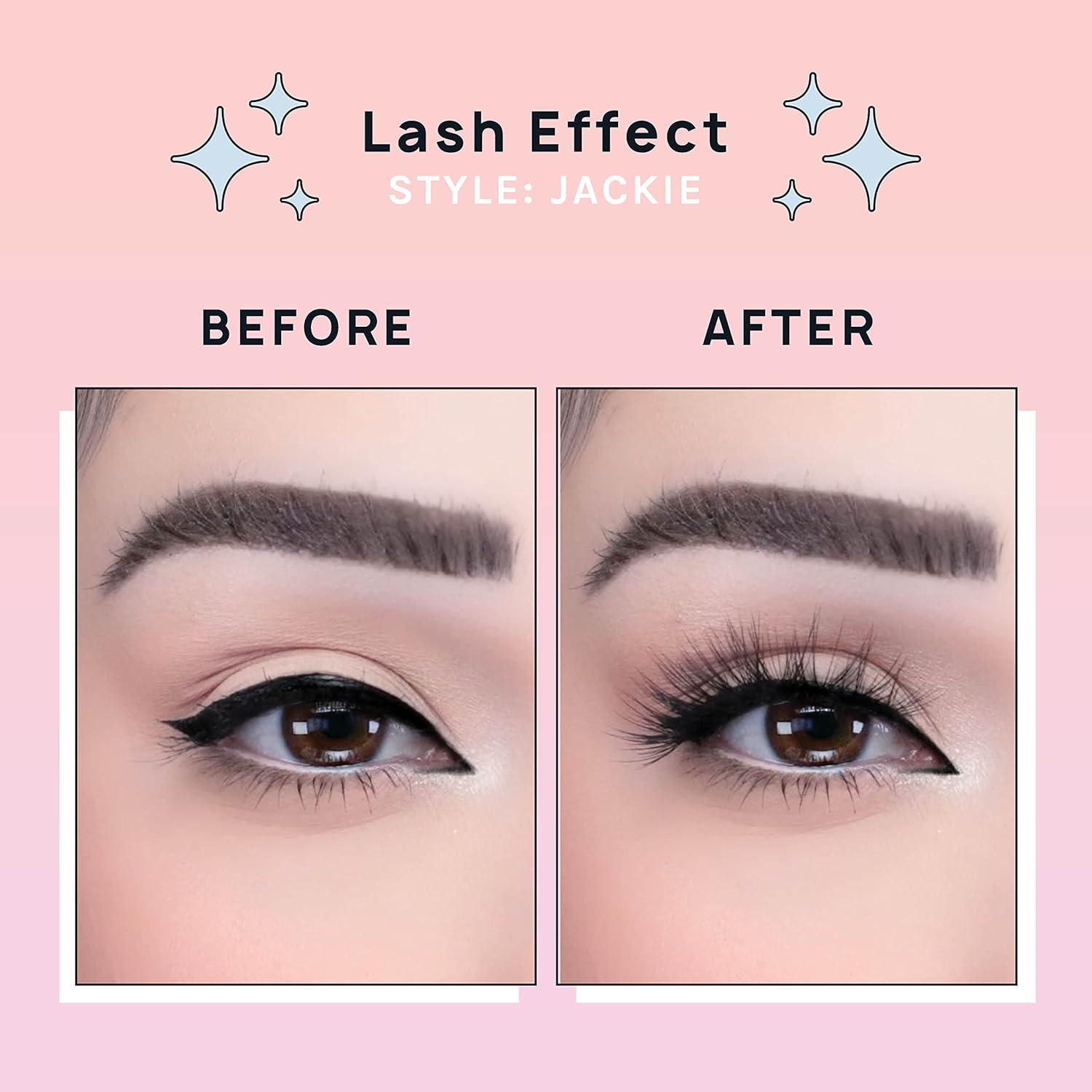 image:imageAOA Studio 3D False Eyelash 5 Pairs Natural Handmade Eyelashes Natural Volume Reusable Soft Makeup False Eyelashes 100 Percent Handmade Cruelty Free JackieJackie