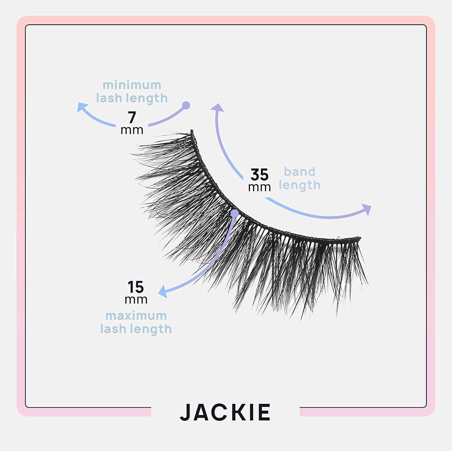 image:imageAOA Studio 3D False Eyelash 5 Pairs Natural Handmade Eyelashes Natural Volume Reusable Soft Makeup False Eyelashes 100 Percent Handmade Cruelty Free JackieJackie