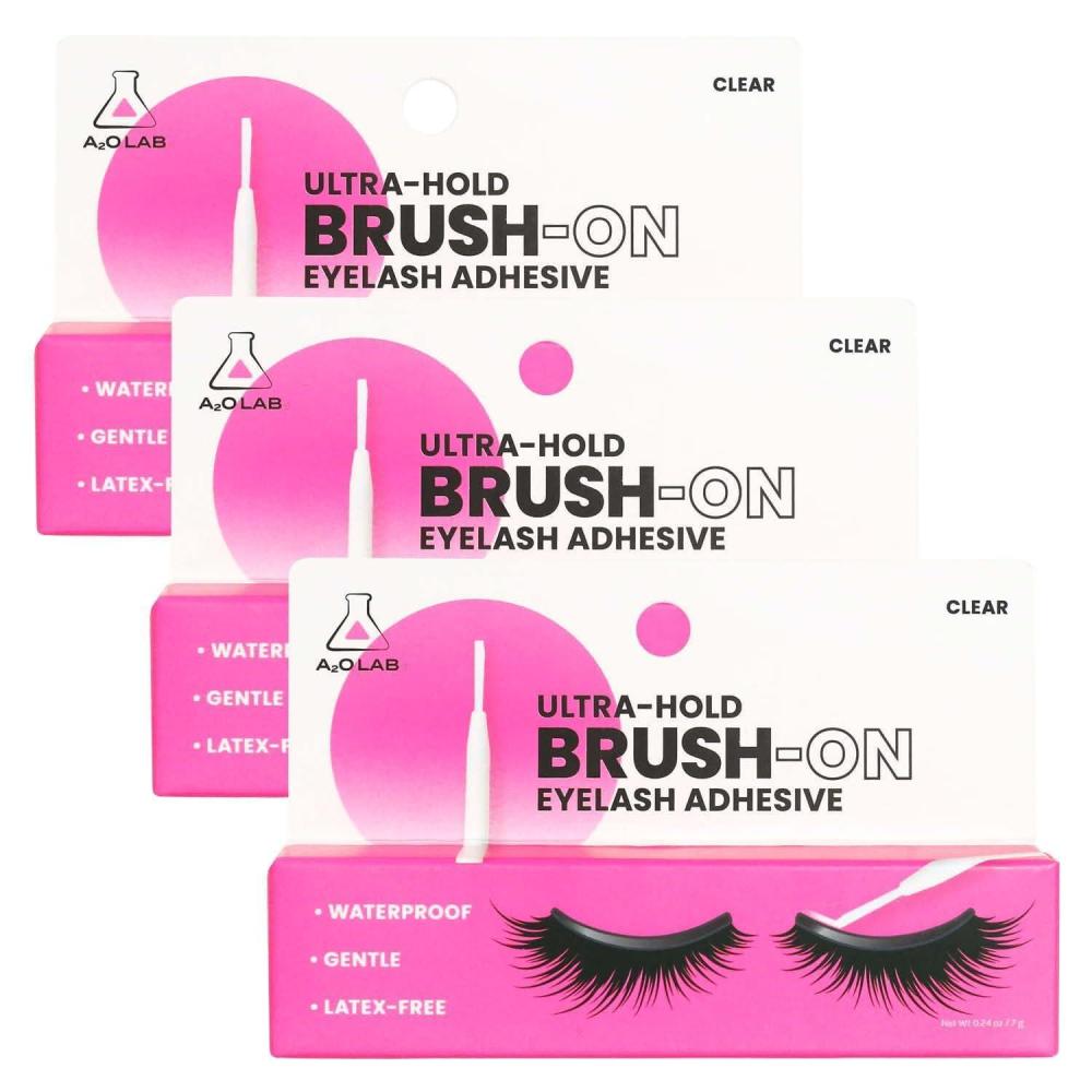 image:imageA2O Lab UltraHold BrushOn Eyelash Adhesive Clear Waterproof LatexFree 13