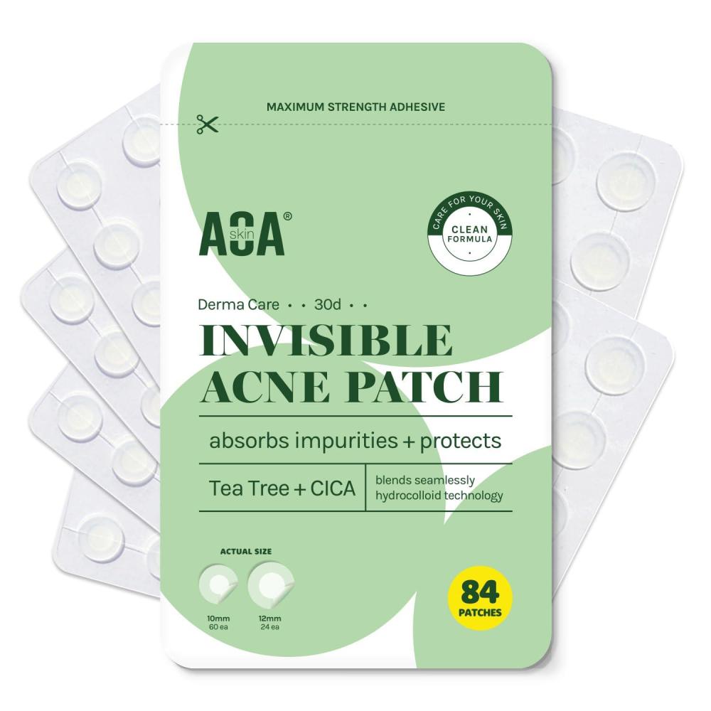 image:imageAOA Studio Absorbing Cover Healing Invisible Acne Patch Blemish Spot Treatment Facial Acne Patch Vegan Cruelty Free Hydrocolloid Two Sizes 10mm 12mm Total 84 Counts