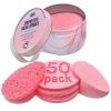 image:imageAOA Studio 50Count Compressed Facial Sponges 100 Natural Cosmetic Spa Sponges for Facial Cleansing Exfoliating Mask Remove for Makeup Dead Skin and Dirt White 50 countsPink