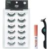 image:imageAOA Studio 6 Pairs Alexis Natural Handmade False Eyelashes with Glue and Tweezer Lash Kit Natural Volume Reusable Fake Eyelashes 100 Percent Handmade Cruelty FreeLuella
