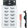 image:imageAOA Studio 6 Pairs Alexis Natural Handmade False Eyelashes with Glue and Tweezer Lash Kit Natural Volume Reusable Fake Eyelashes 100 Percent Handmade Cruelty FreeScarlette