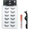 image:imageAOA Studio 6 Pairs Alexis Natural Handmade False Eyelashes with Glue and Tweezer Lash Kit Natural Volume Reusable Fake Eyelashes 100 Percent Handmade Cruelty FreeAlexis