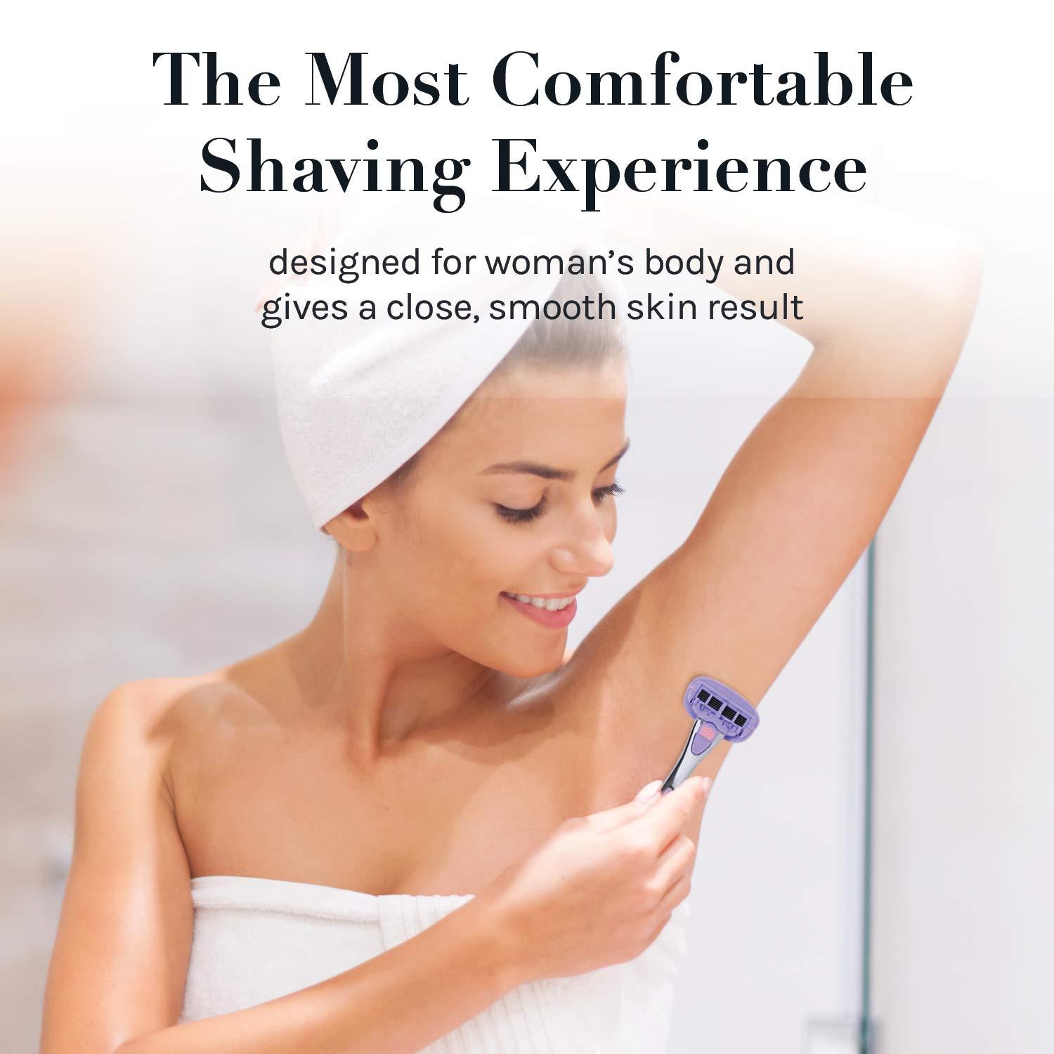 image:imageAOA Studio Womens Blade 8 Refills Smooth Shave For Sensitive Skin