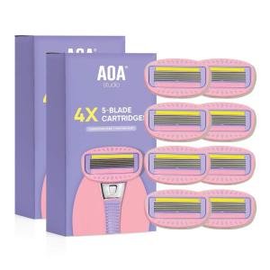AOA Studio Women’s Blade 8 Refills Smooth Shave For Sensitive Skin
